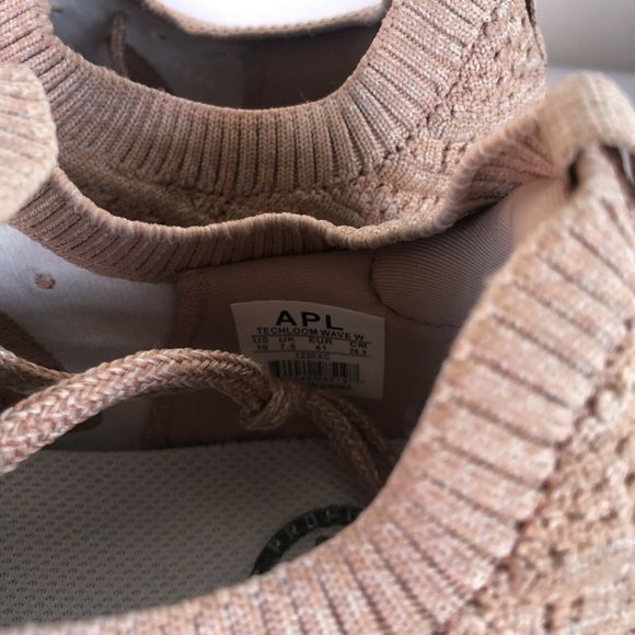 APL TechLoom Wave Sneakers Caramel Almond Melange Beige 10 $245 - Picture 8 of 8